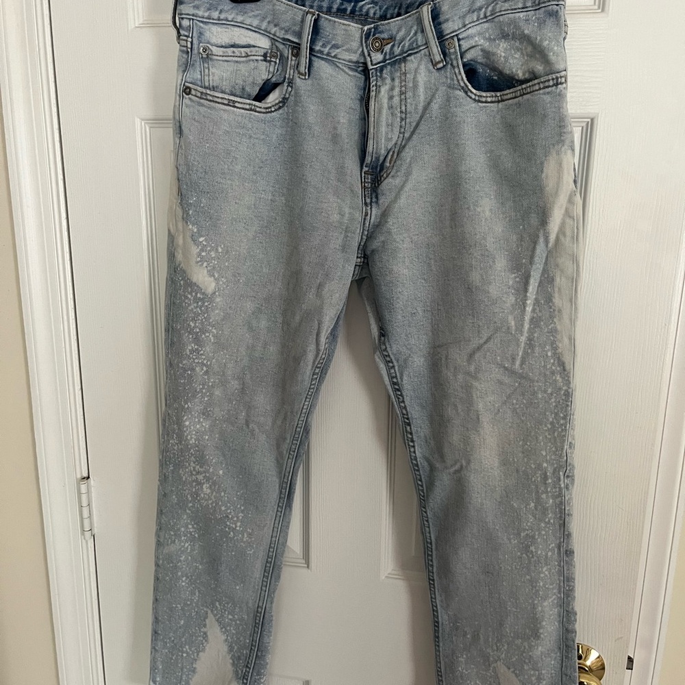 Old Navy Blue Straight Jeans Classic Style